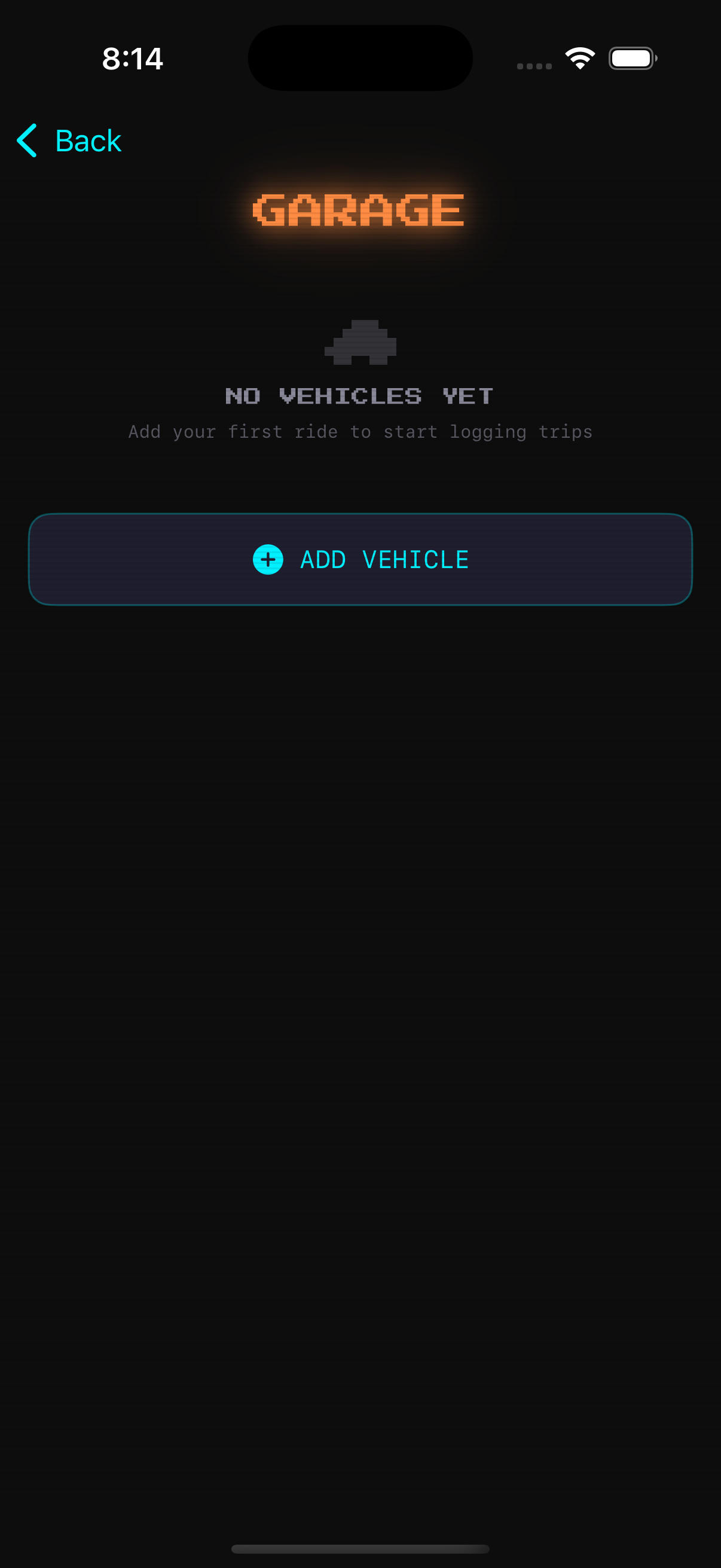 Garage screen with gas and electric vehicle support